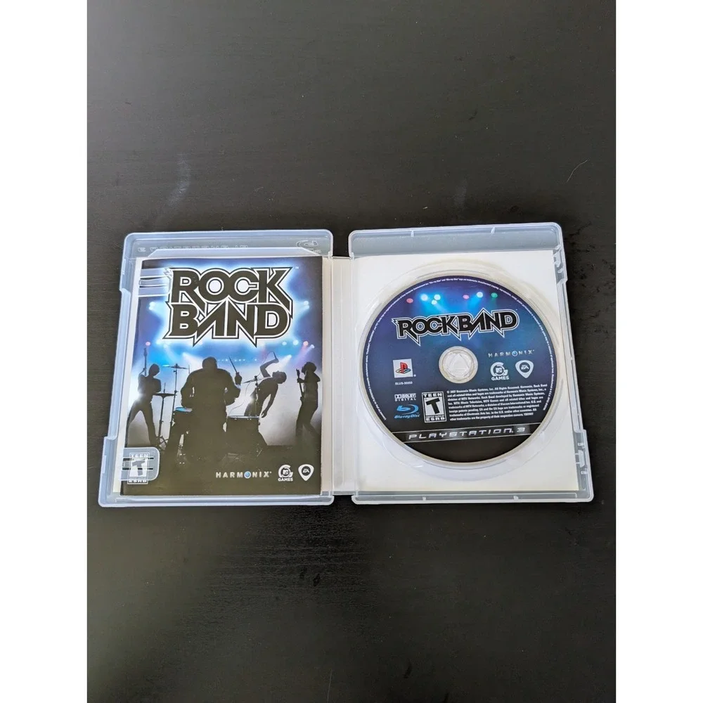 Rock Band (Sony‎ PlayStation 3, 2007) Complete with Manual CIB